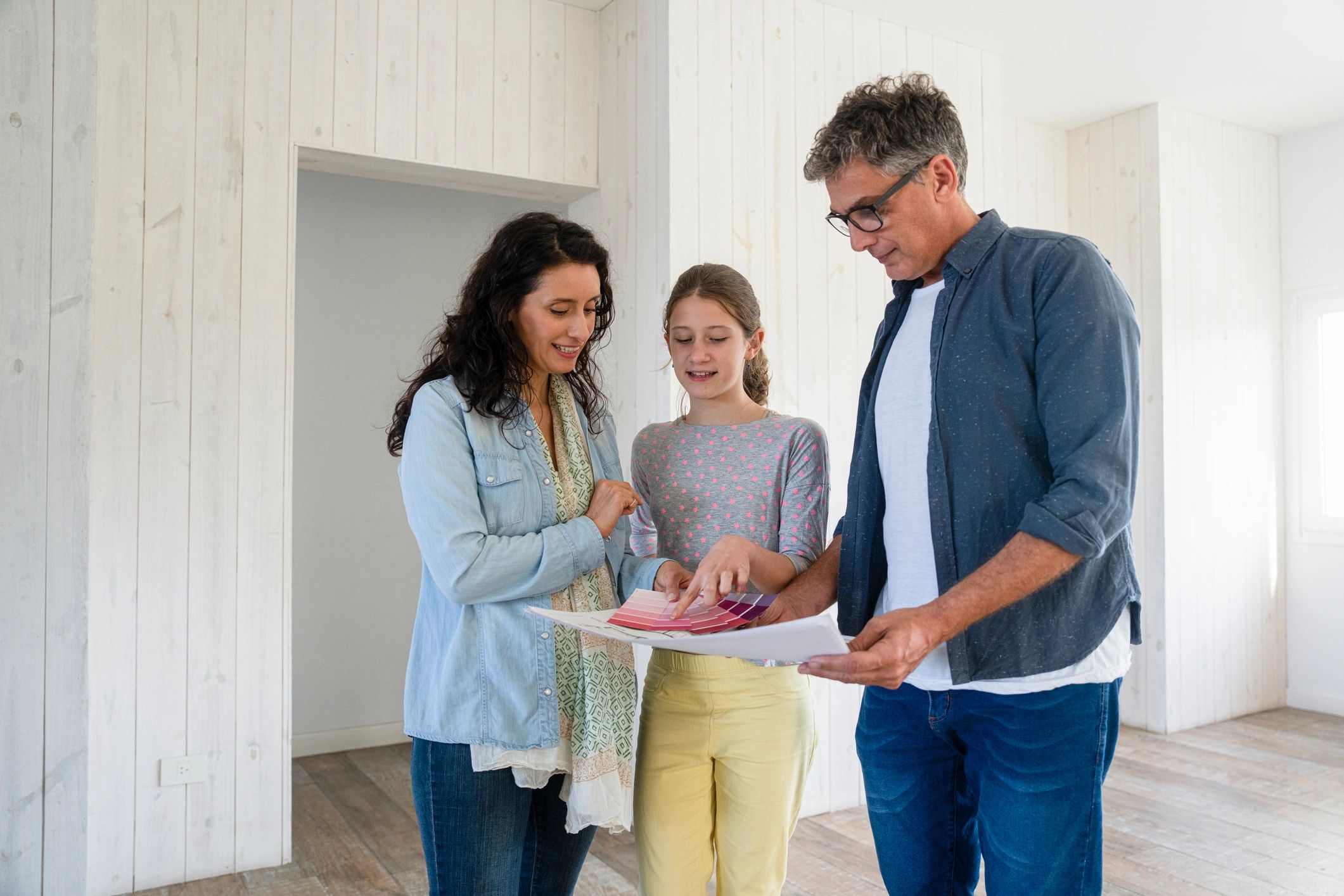 Homeowner planning renovation